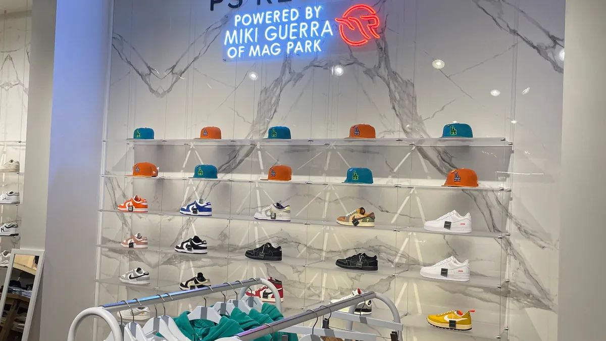 Store display of Pacsun Reserve location