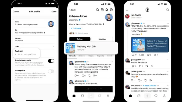 Threads podcasts