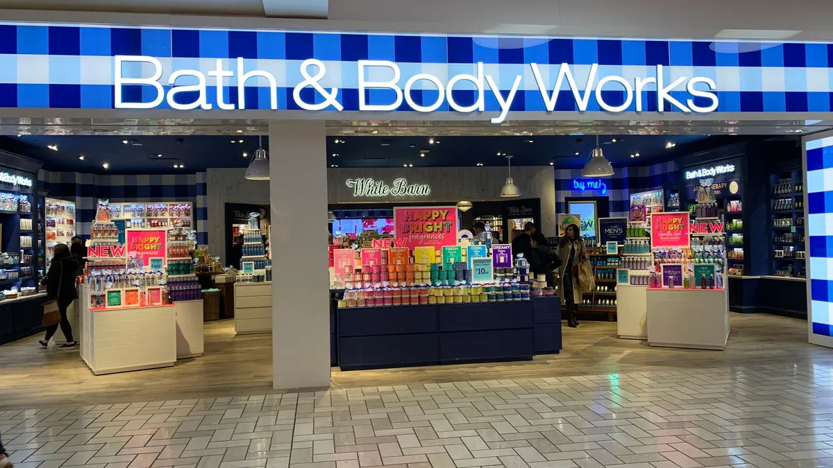 A Bath and Body Works storefront