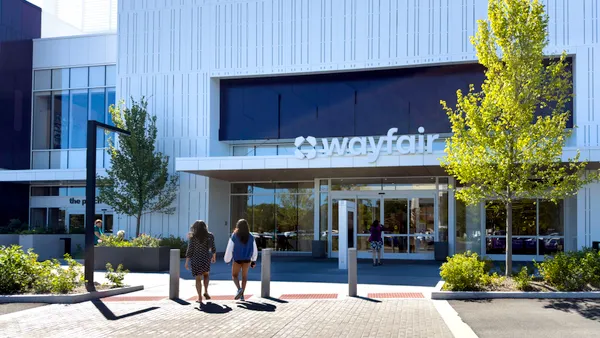 Wayfair's first brick-and-mortar store in Wilmette, Illinois on Sept. 3, 2024.