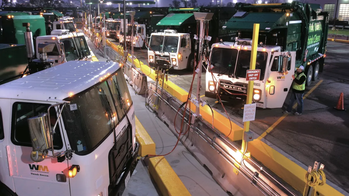 Waste Management CNG fueling station