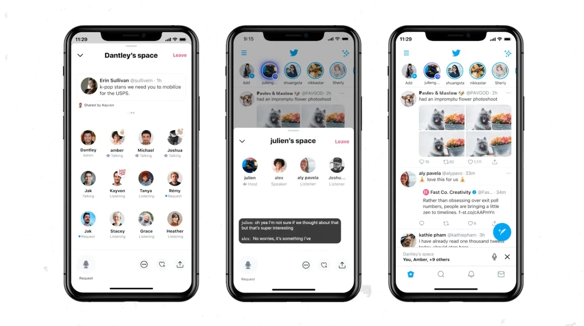 Twitter audio meet-ups
