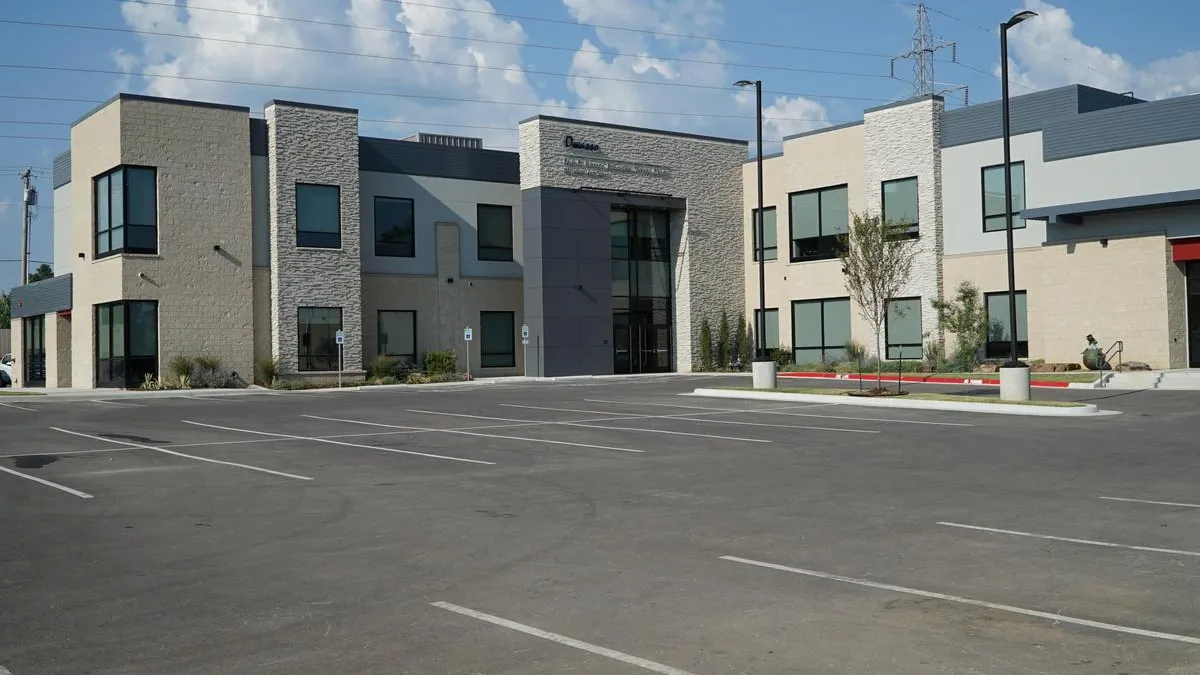 Facade of Owasso Public Schools administrative building