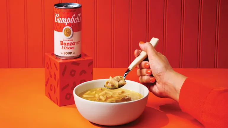 Campbell’s launches gluten-free chicken noodle soup in partnership with Banza