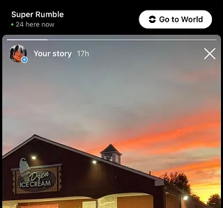 Instagram Stories ad example