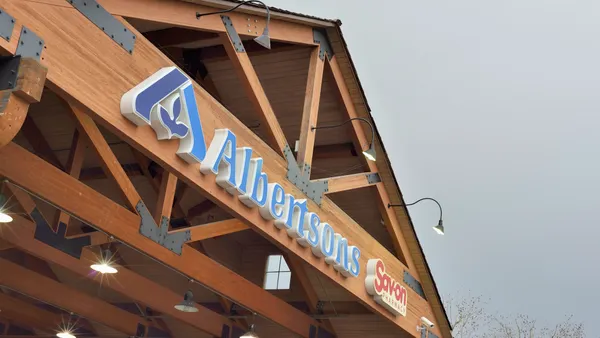 Exterior of a grocery store.