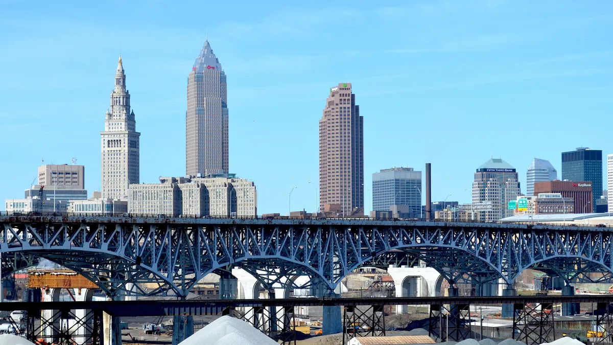 Cleveland skyline