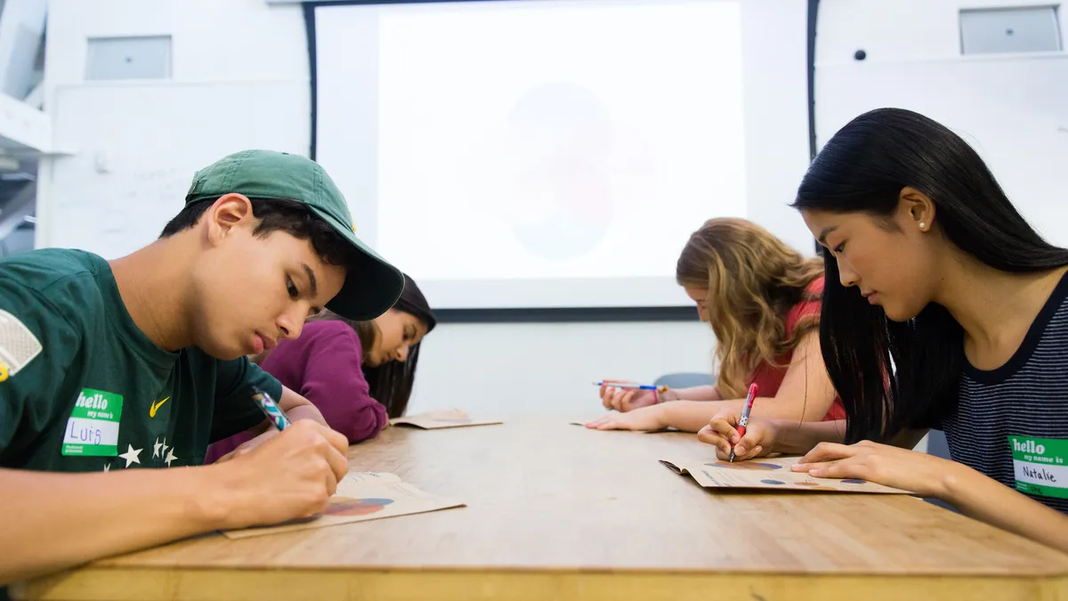 kids in classroom