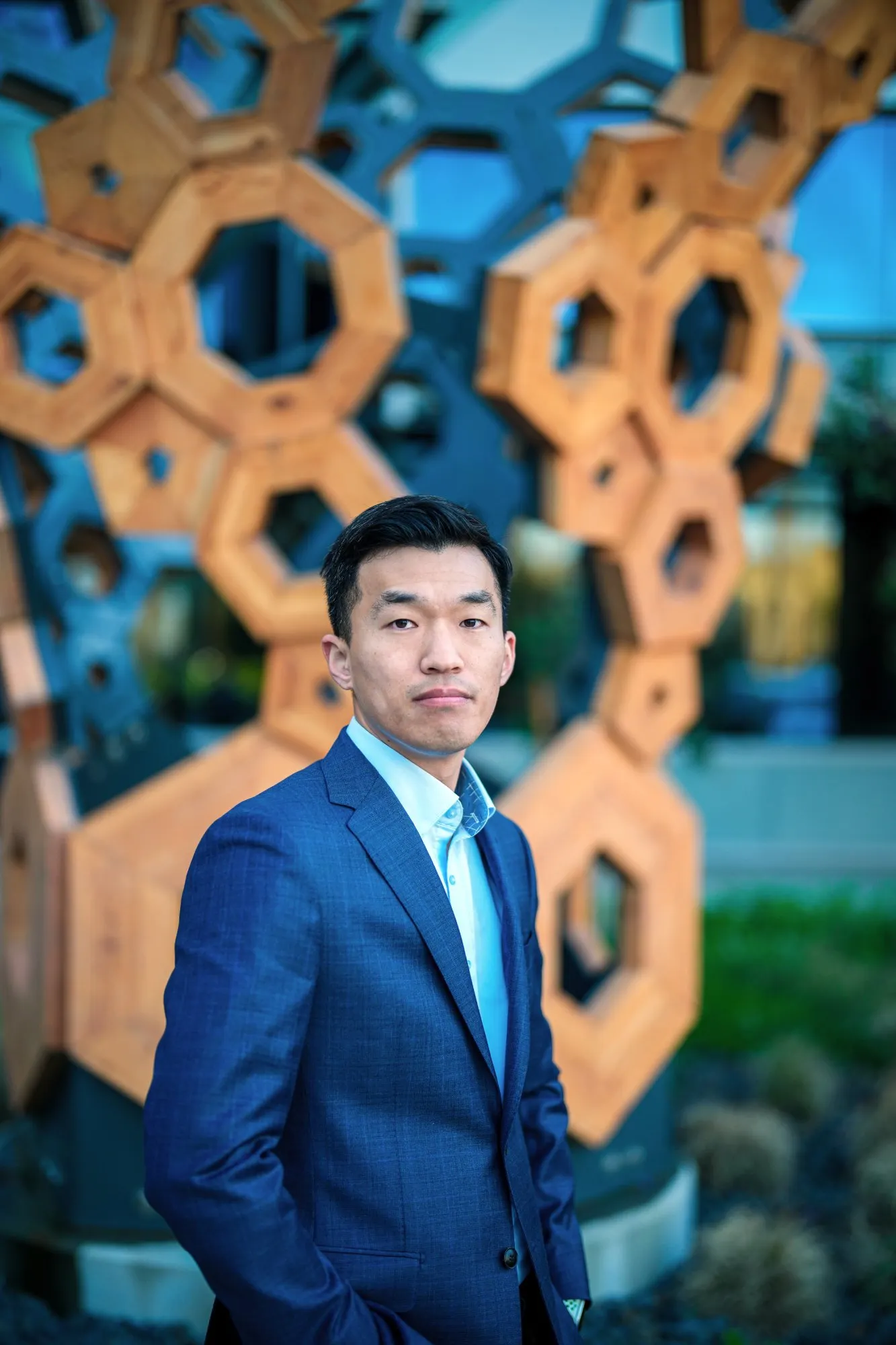 A headshot of Kunwoo "Ryan" Lee, the CEO and co-founder of BreezeBio.