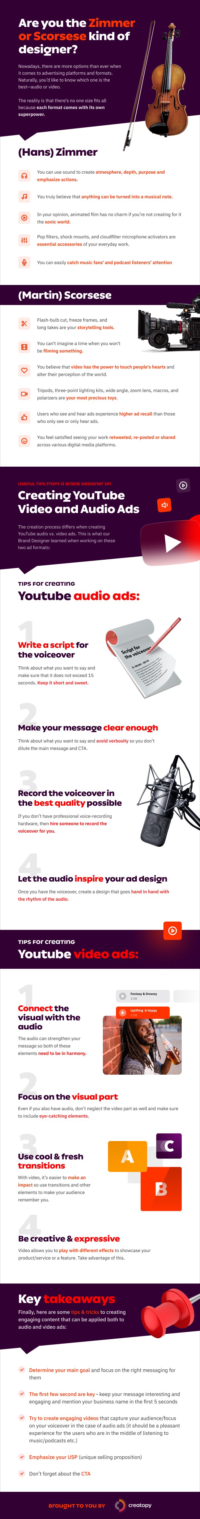YouTube Audio Ads vs. Video Ads