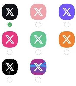 X icons