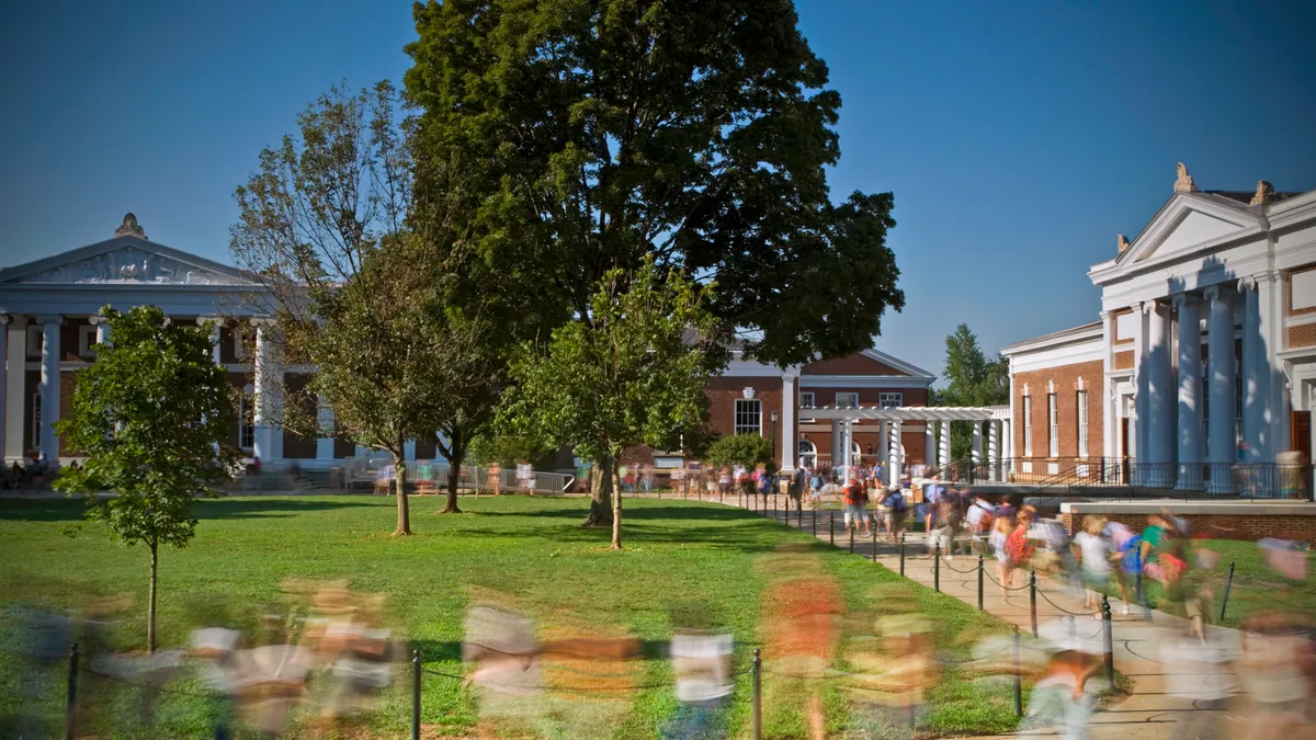 University of Virginia, Charlottesville, stock photo