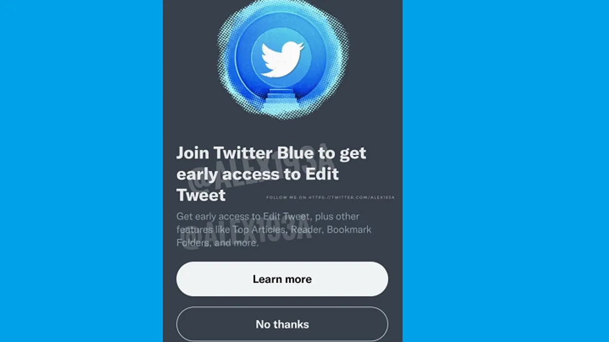 Tweet editing