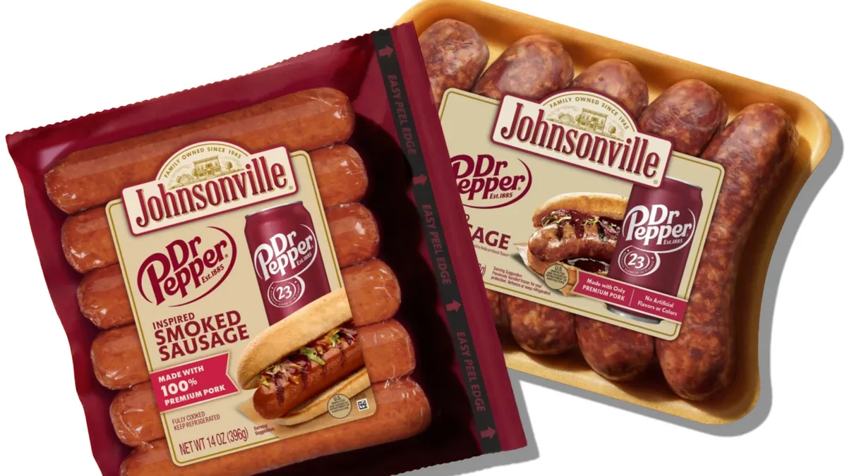 Johnsonville's Dr Pepper sausages