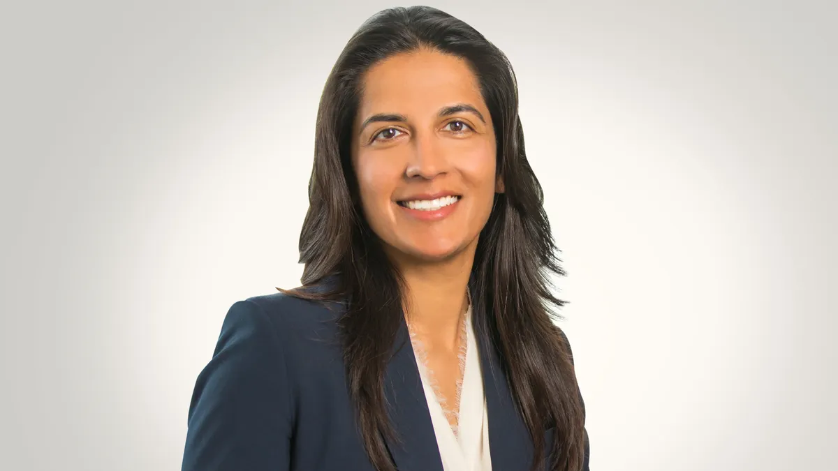 Mira Chaurushiya, of Westlake Village Partners, poses for a photo against a neutral background.