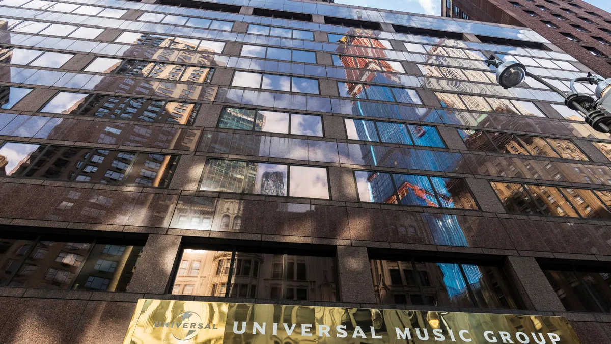 Universal Music Group entrance in New York City