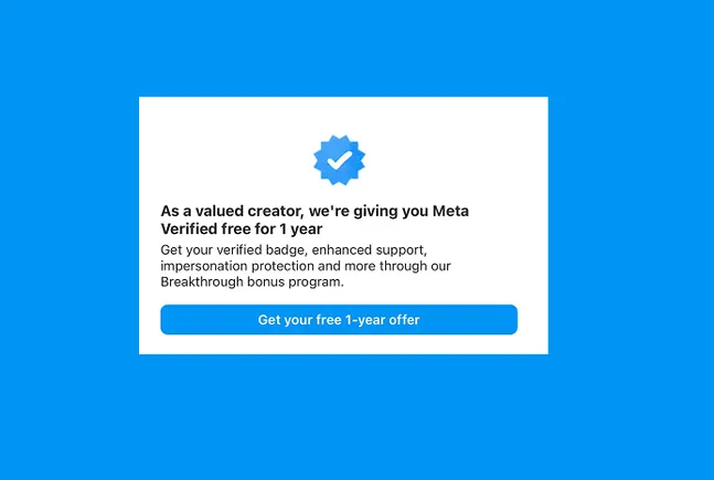 #
                Meta’s Gifting Meta Verified to Chosen Creators