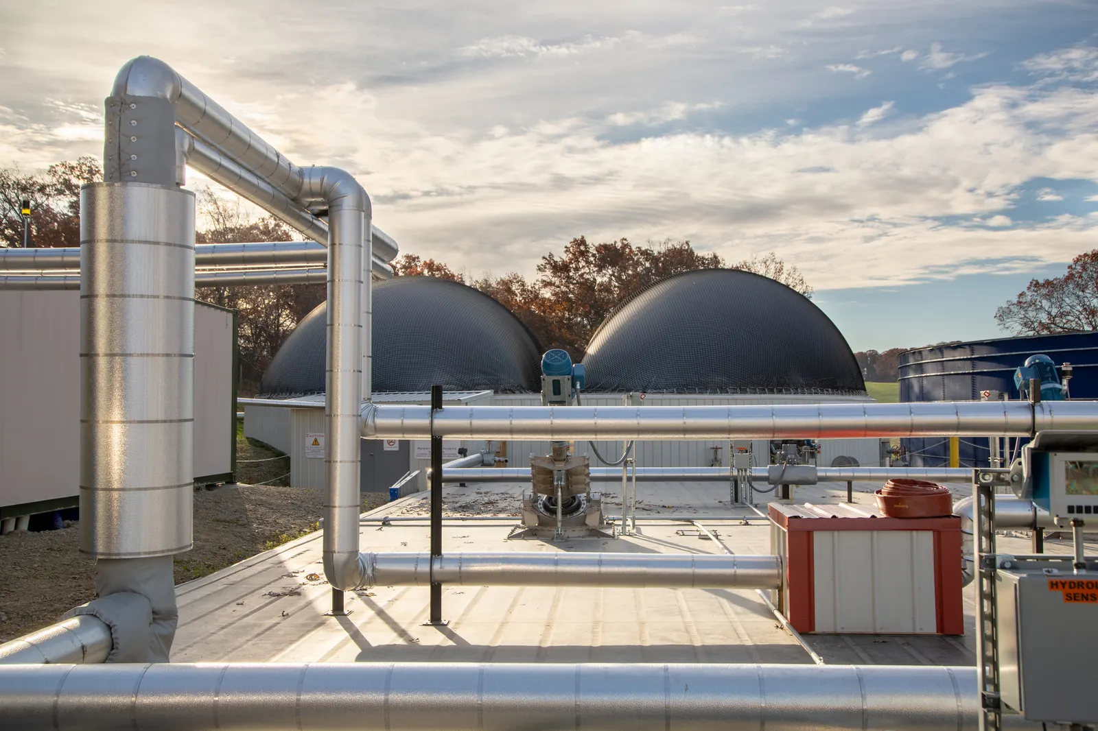 Vanguard Renewables anaerobic digester in Haverhill, Massachusetts