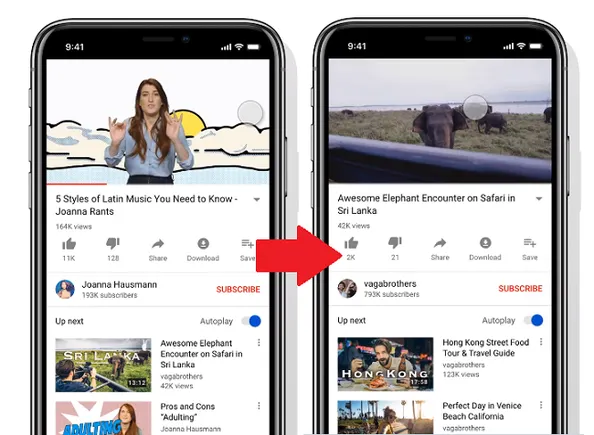 YouTube Adds New Option to Swipe Right to View the Next Video | Social ...