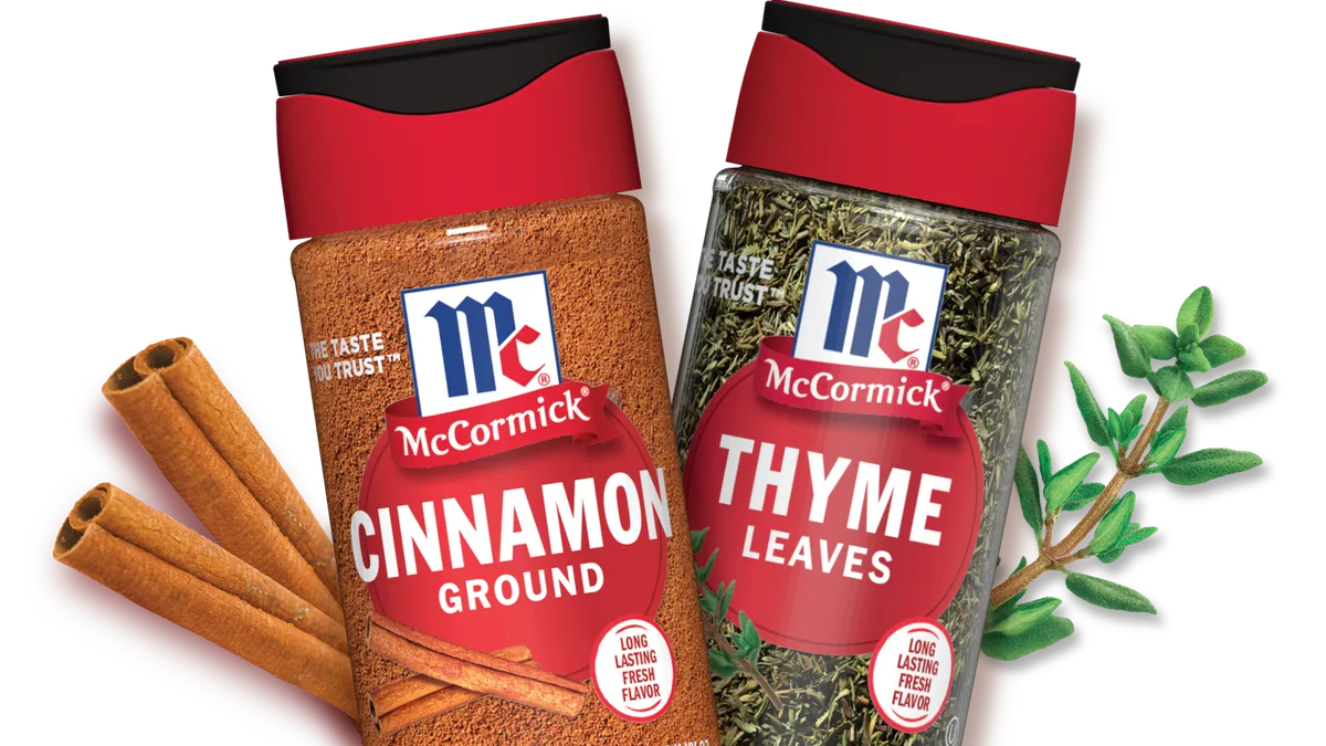 McCormick's redesigned spice bottles