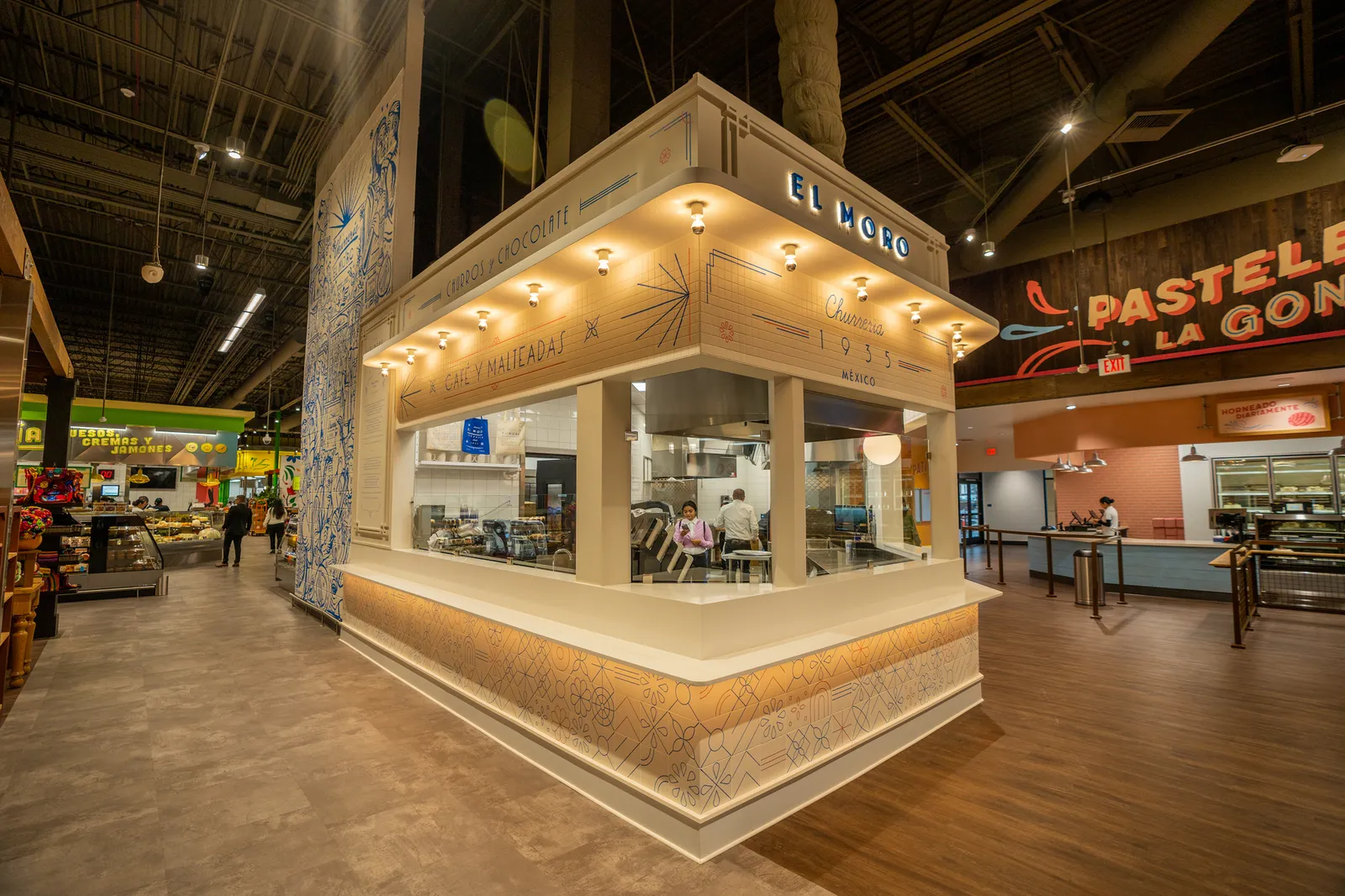 Interior of a grocery store