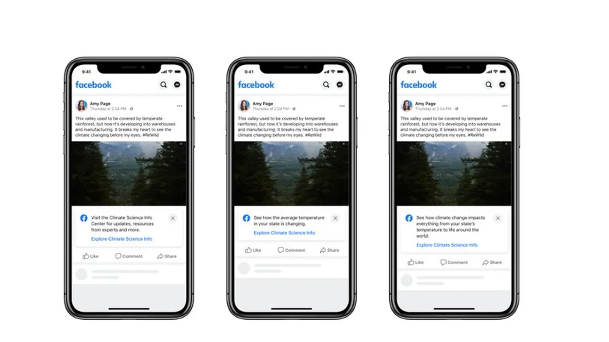 Facebook Climate Change Center