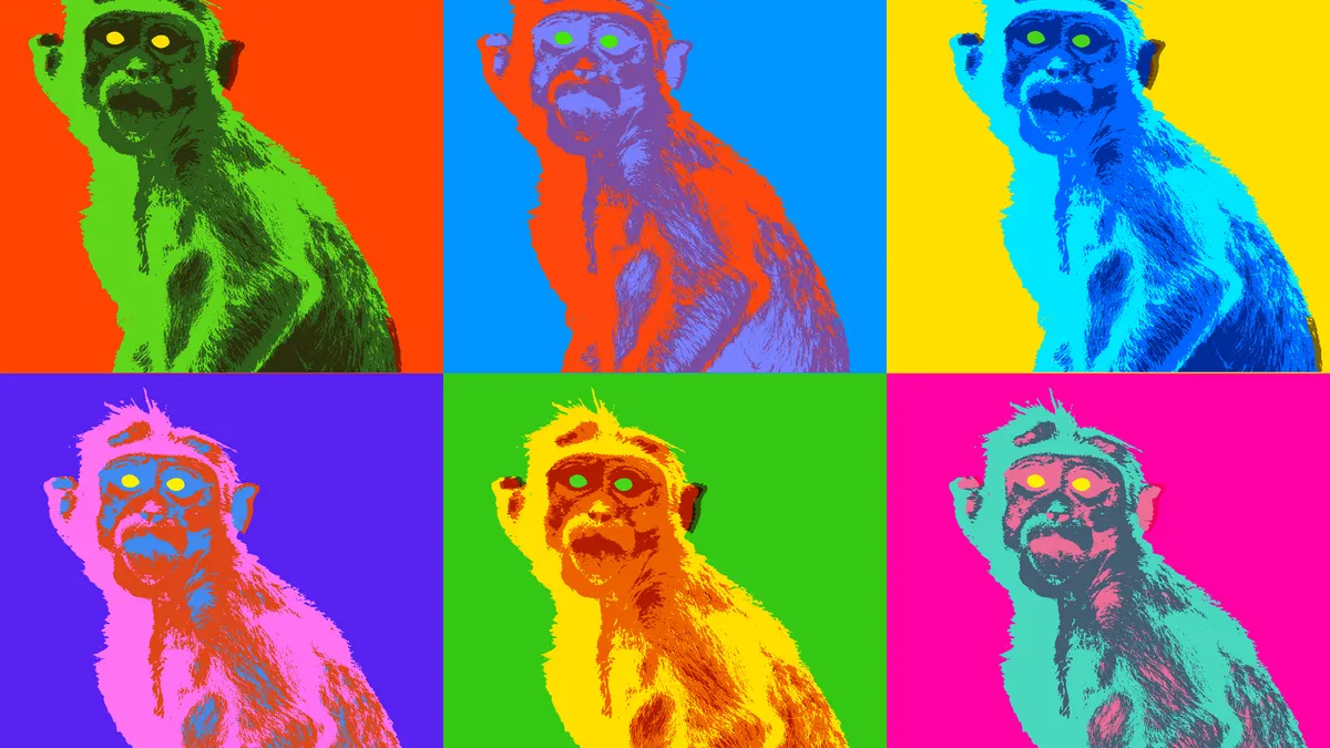 monkey pop art