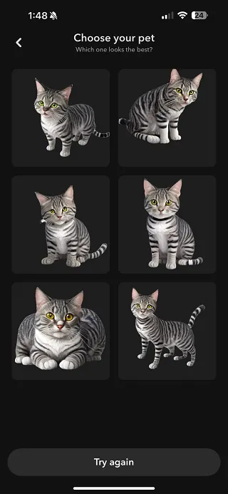 Snapchat Bitmoji pets