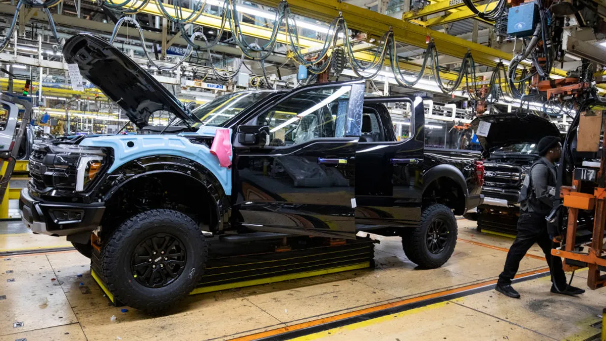 Ford assembly line for the F-150 truck