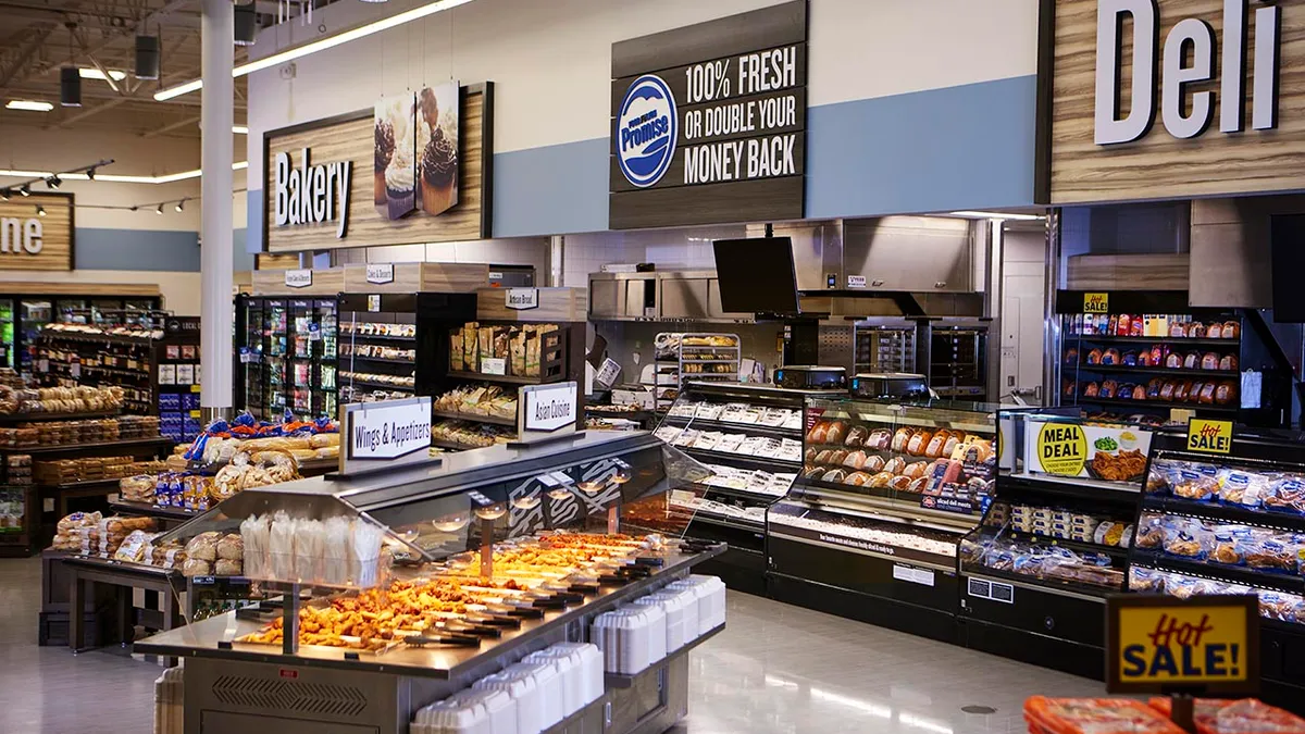 Interior of renovated Food Lion location in North Carolina