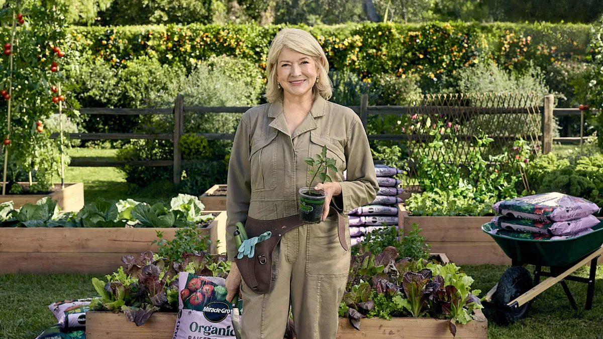 Miracle-Gro and Martha Stewart partner to simplify gardening.