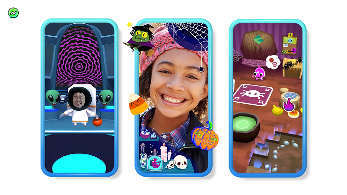 Facebook Messenger Kids Halloween