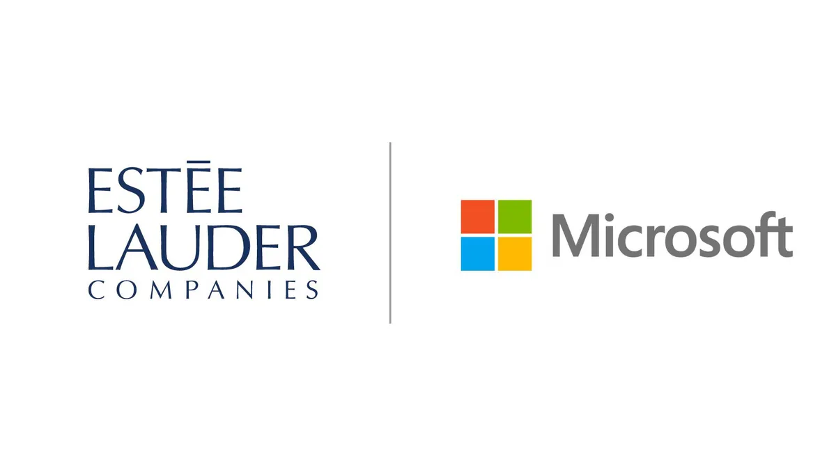 Estee Lauder Microsoft logos