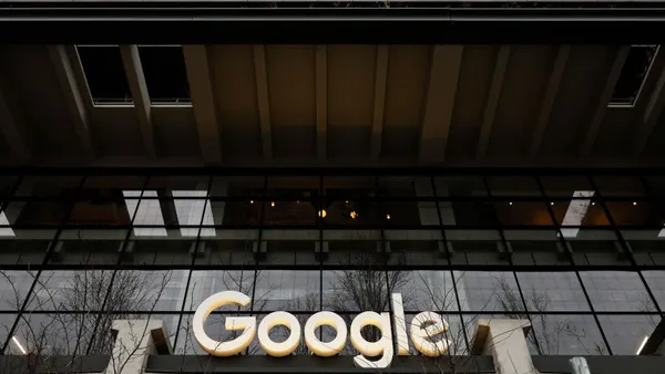 The exterior of a Google building January 09, 2024 in New York City.