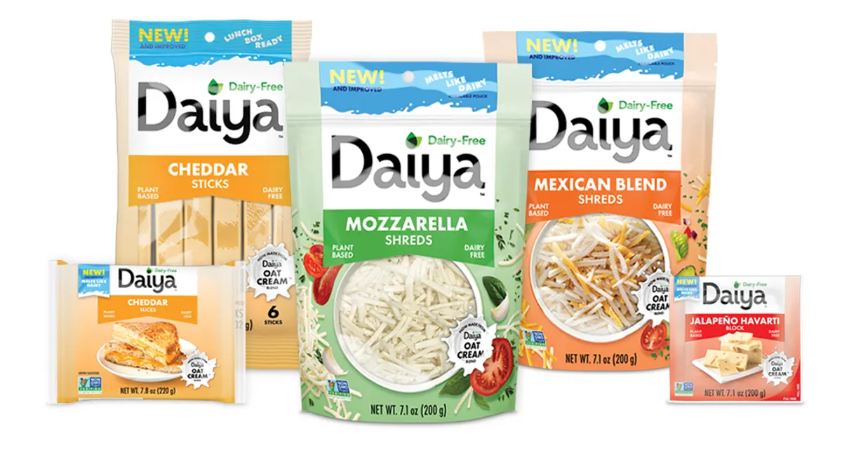 Daiya product reformulations