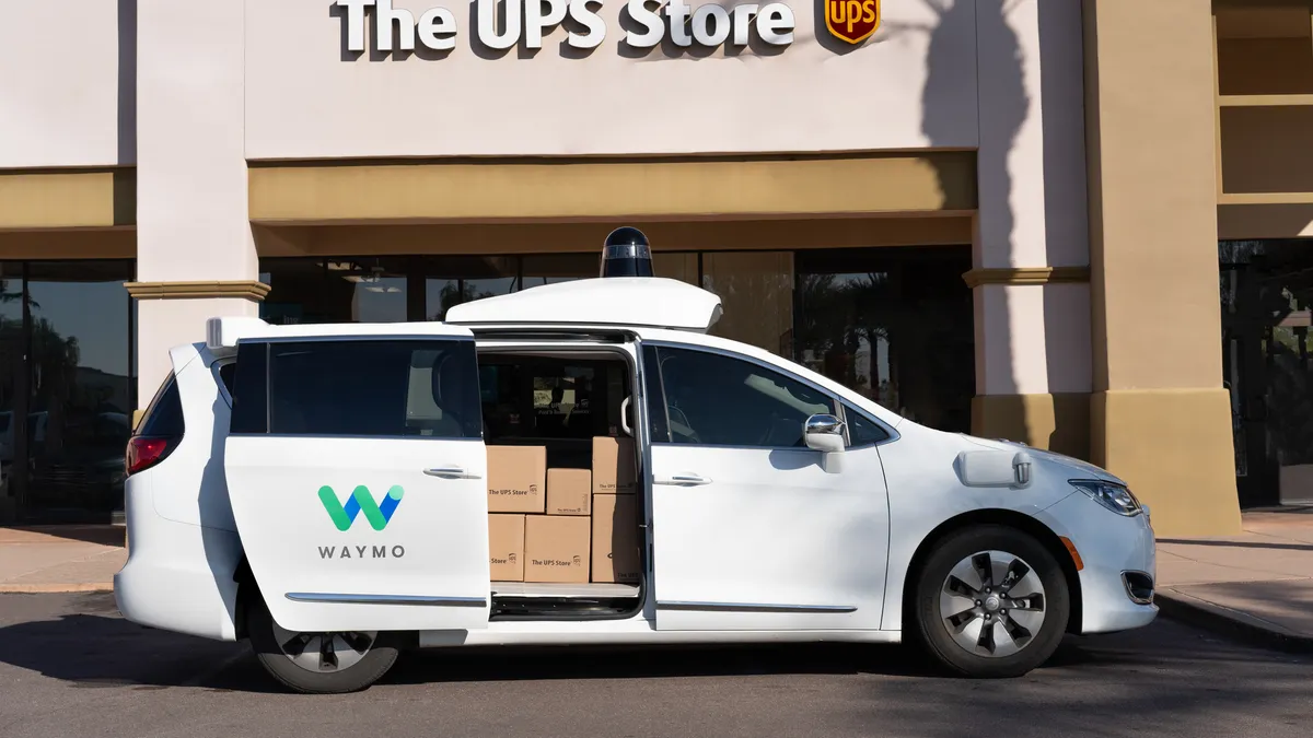 UPS, Waymo, self-driving, package, autonomous vehicle