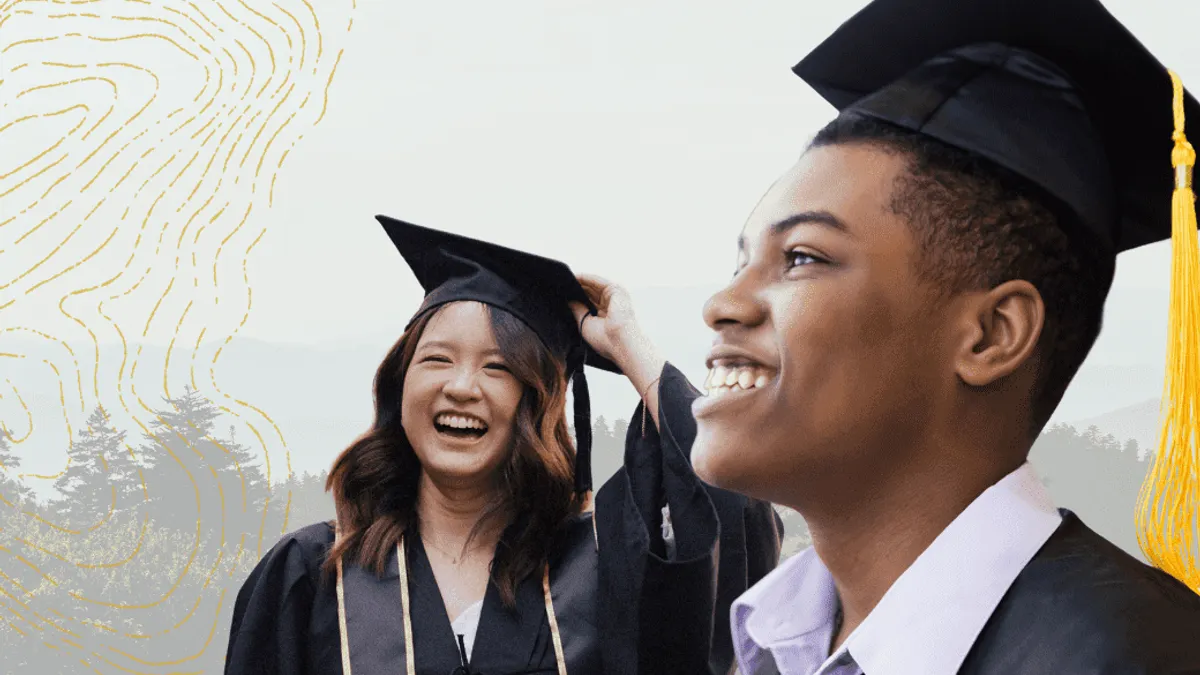 Graduation (Young man and lady)