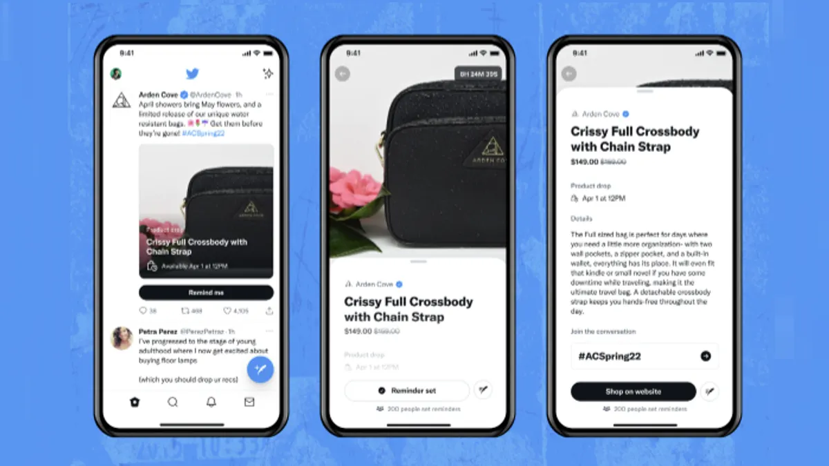 Twitter Product Drops