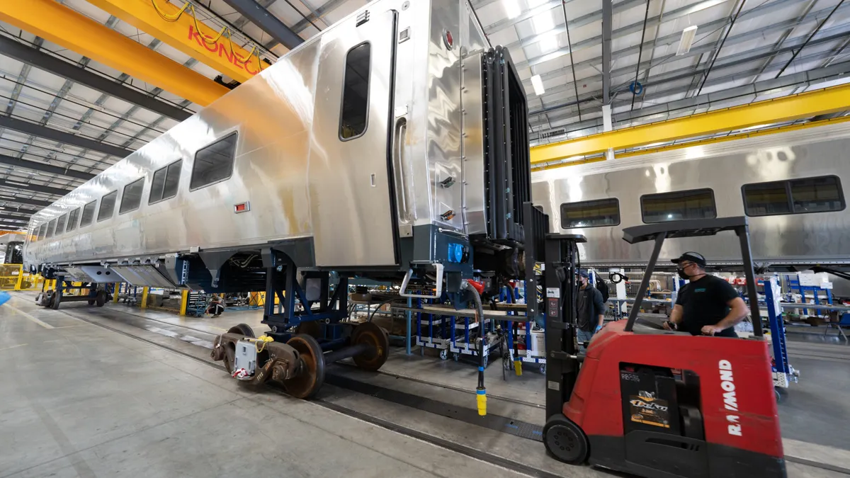 Siemens Mobility manufacturing facility in Sacramento, California.