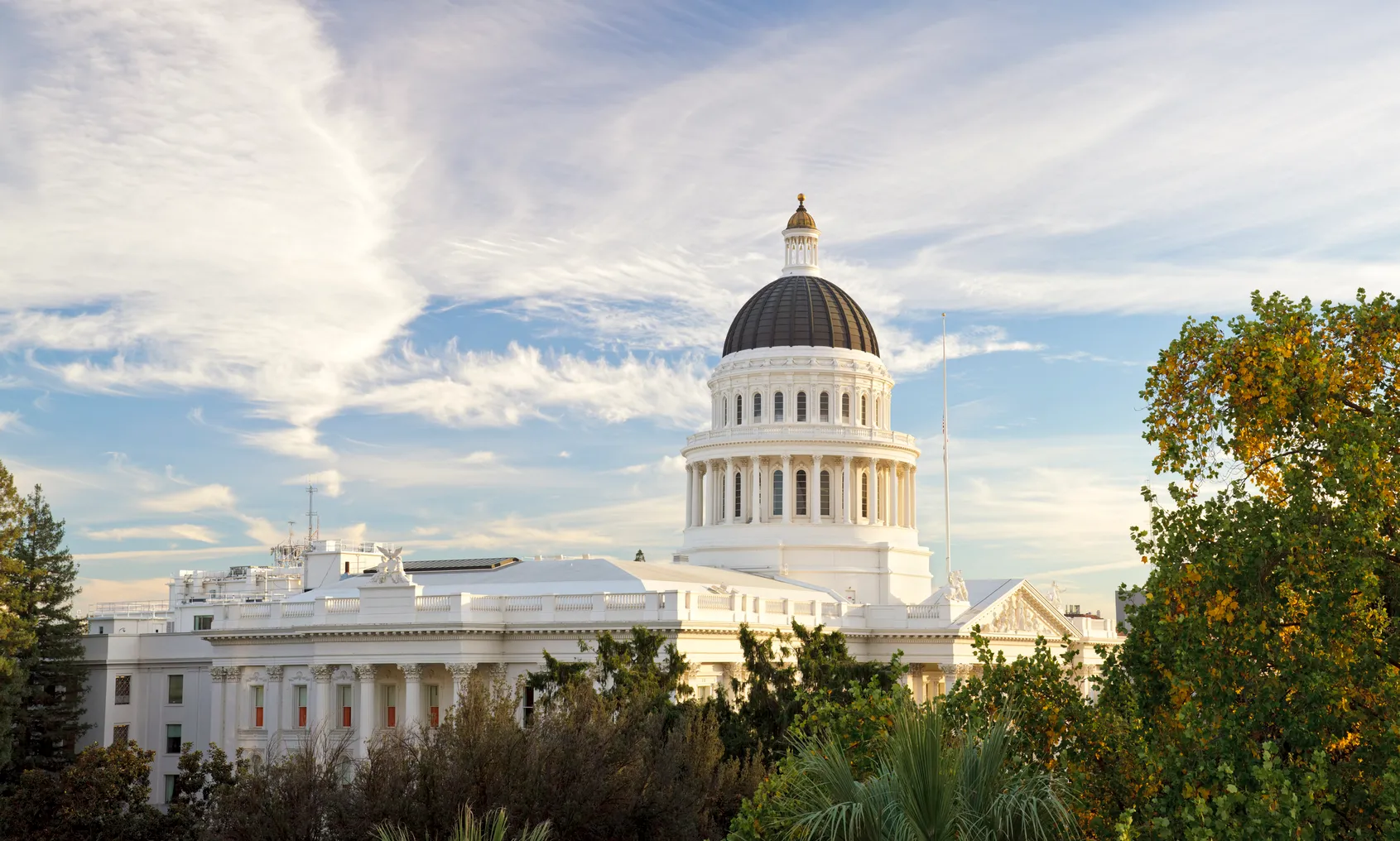 The California Capitol building.