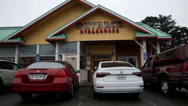 An Outback Steakhouse restaurant on Jan. 31, 2025 in Daly City, California.
