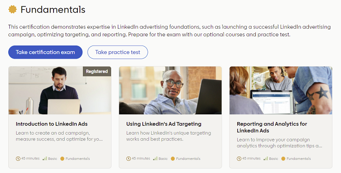 LinkedIn certified