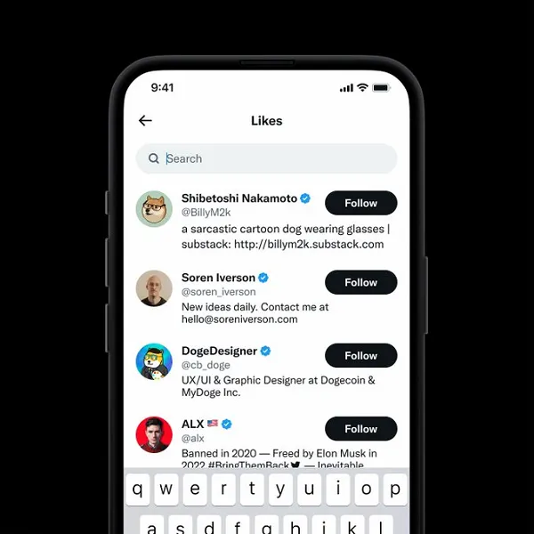 Twitter like search