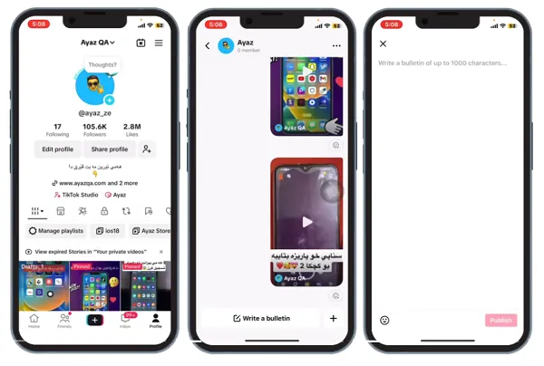 TikTok Bulletin Boards