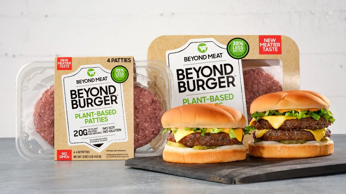 Beyond Meat's reformulated Beyond Burger hits stores in May 2021.