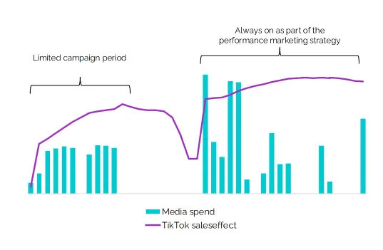 TikTok sales effect report