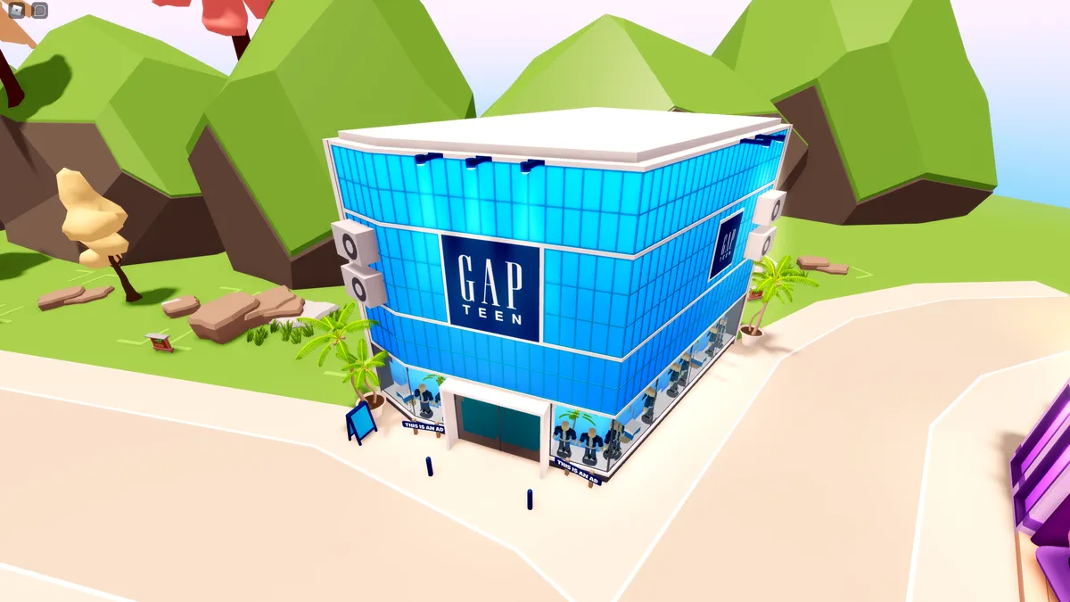 Gap store in Roblox