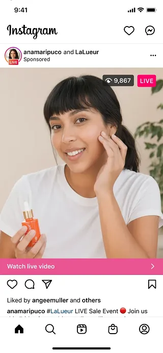 Instagram live ads
