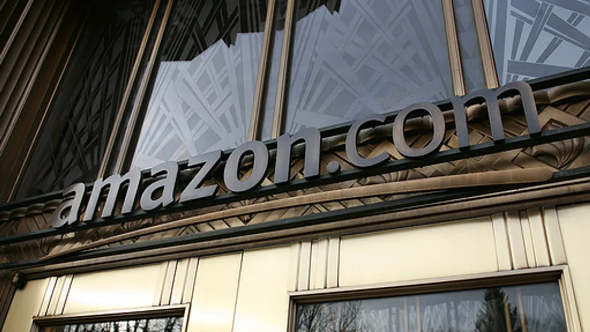 An Amazon.com office building