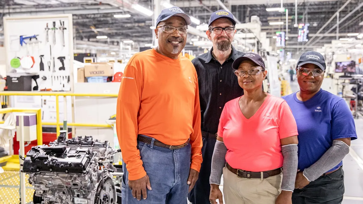 Toyota Alabama manufacturing facility employees